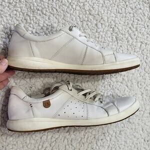 Josef Seibel Caren 01 Sneaker Shoe White Womens  size 40  US 9-9.5
